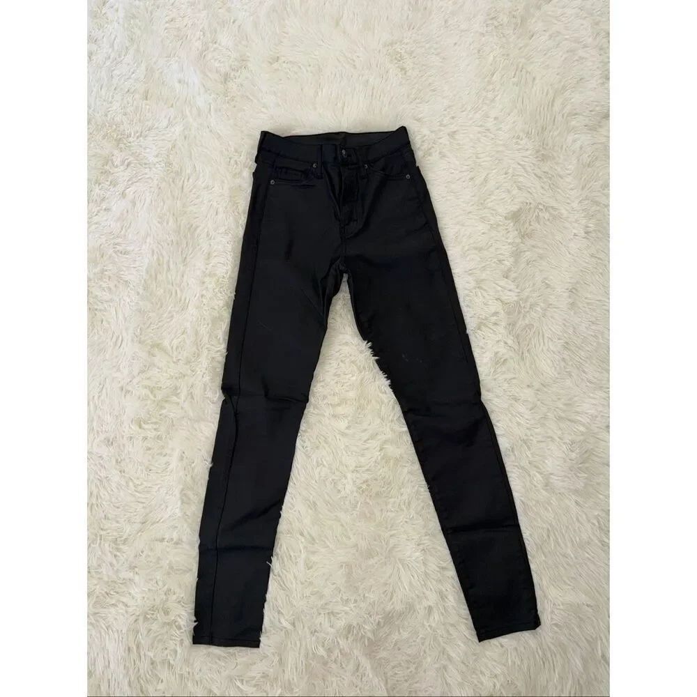 Top shop black womens JAMIE pant size 26